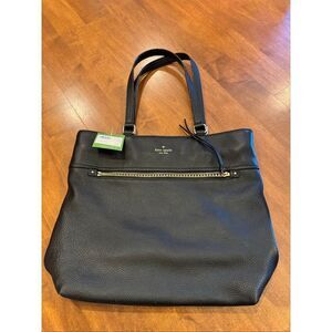 Women’s new with tags, Kate Kate Spade, leather shoulder bag/purse, black